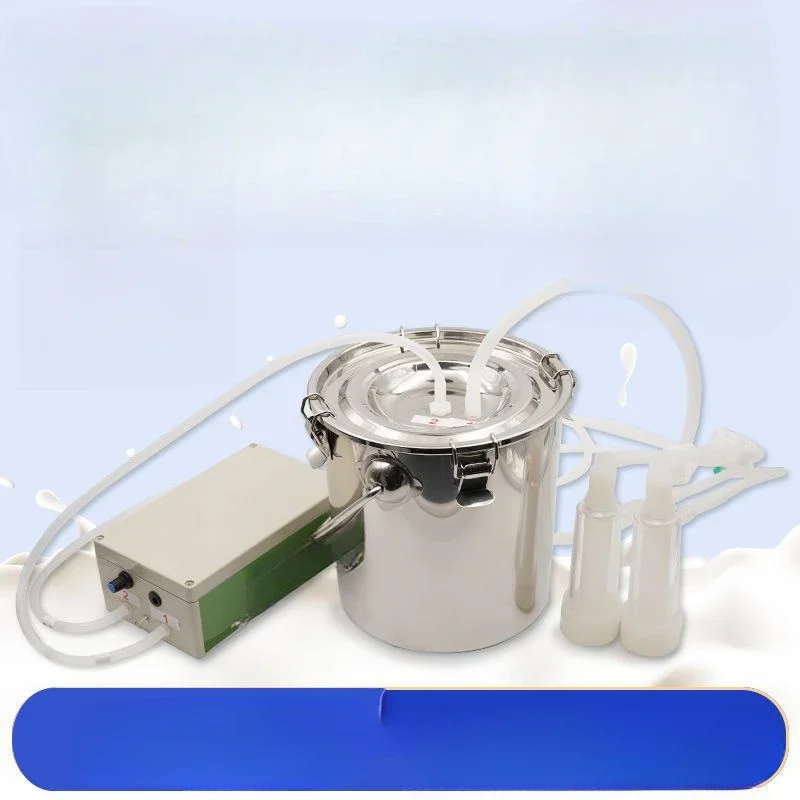 

Sheep Milking Machine Milk Pump, Portable Cattle and Sheep, Electric Household Milking Machine Automatic Milk Pump for Cows