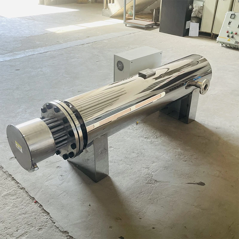 High Efficiency Explosion Proof Circulation Heating Element Liquid Pipeline Heater for Agricultural Drying Room Heat view 2
