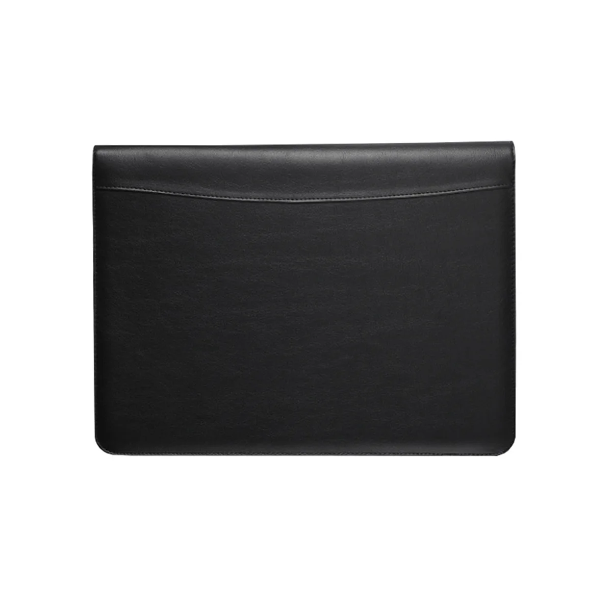 AA98 Portable Business Padfolio Portfolio Case Contract File Folder A4 Conference Folder PU Leather Portfolio Folder
