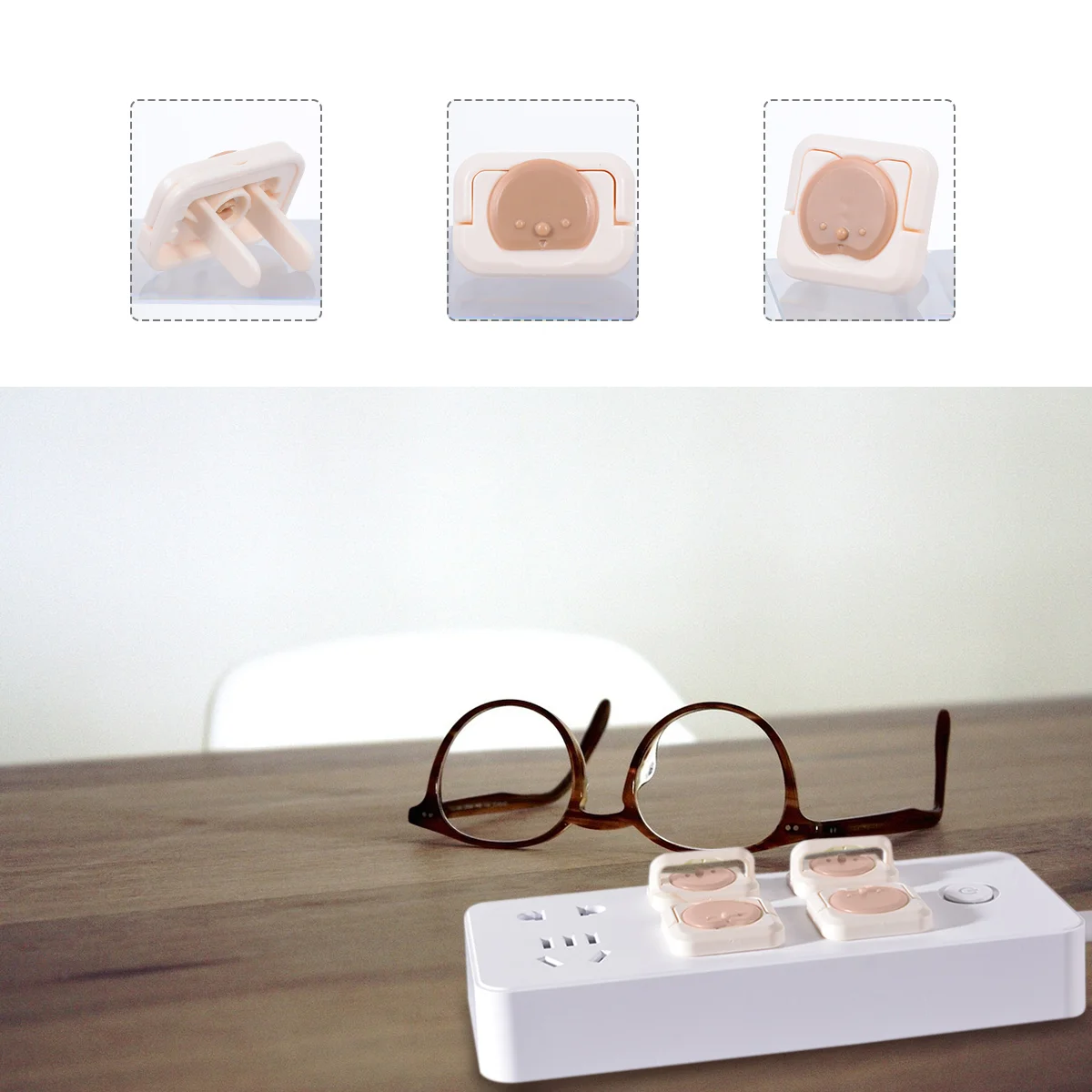 24 PCS Socket Protection Cover Sturdy Outlet Covers Protector Secure Plug Childproof Power Supply