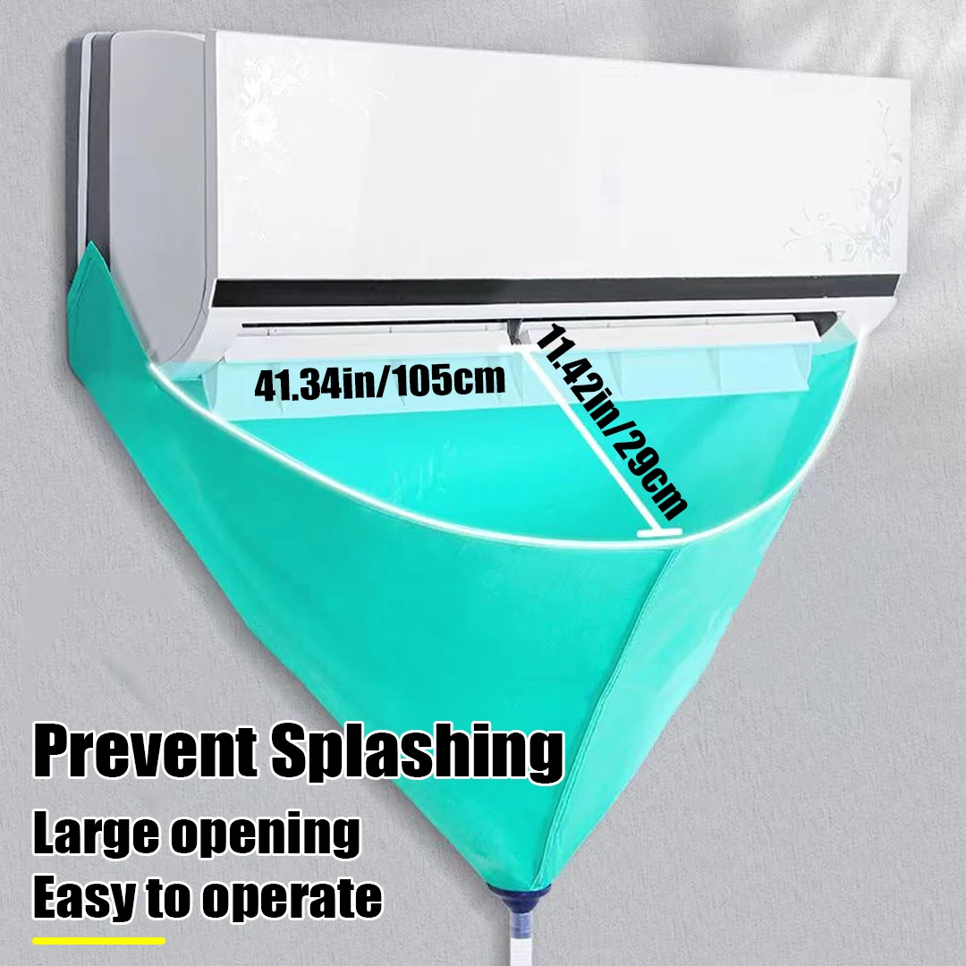 Air Conditioning Water Cover Set Cleaner with Water Pipe Conditioner Waterproof Cleaning Kit Disassembly-free Clean Tools view 5