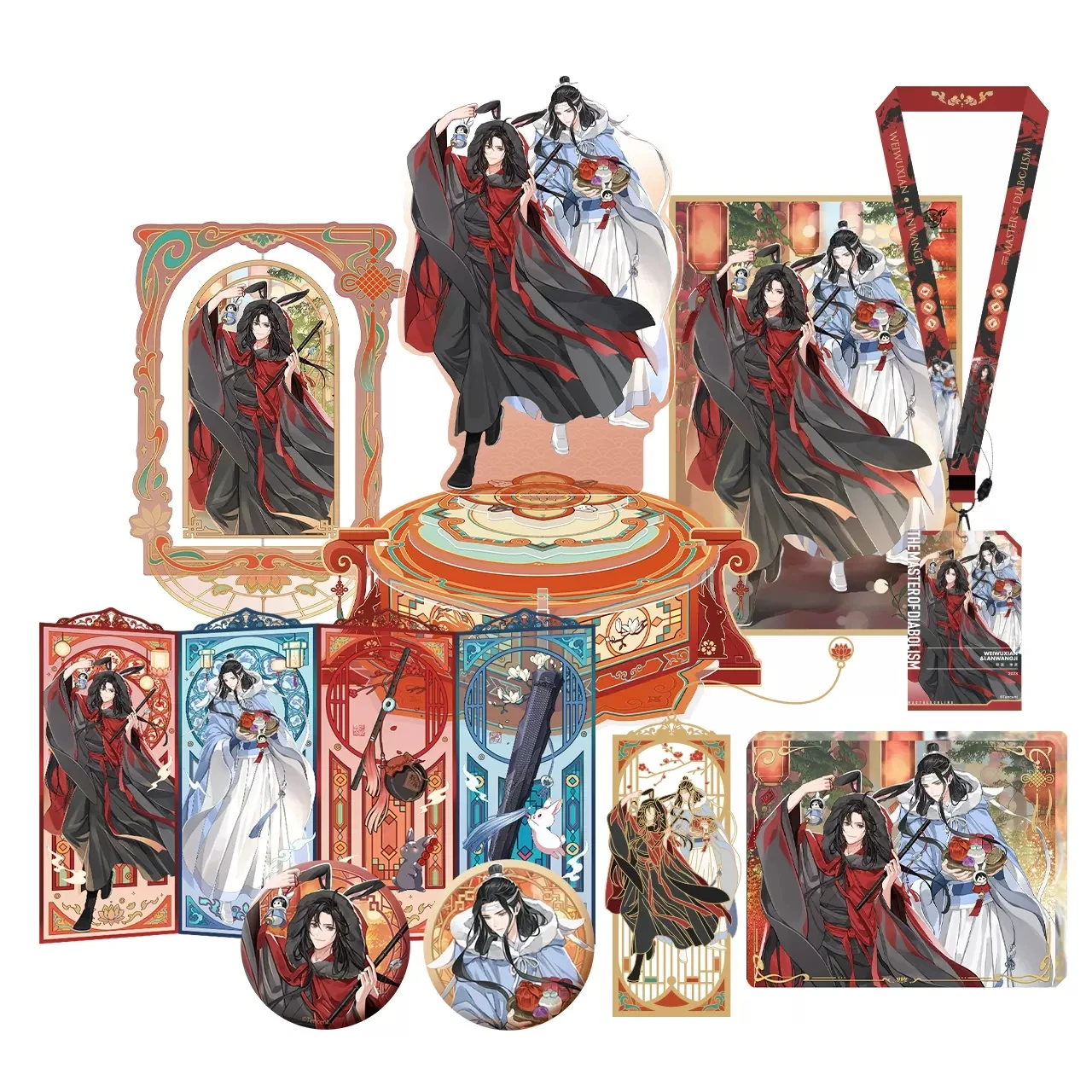 New Grandmaster Of Demonic Cultivation MDZS Music Box Acrylic Stands Lan Wangji, Wei Wuxian Bookmark Quicksand Ornaments