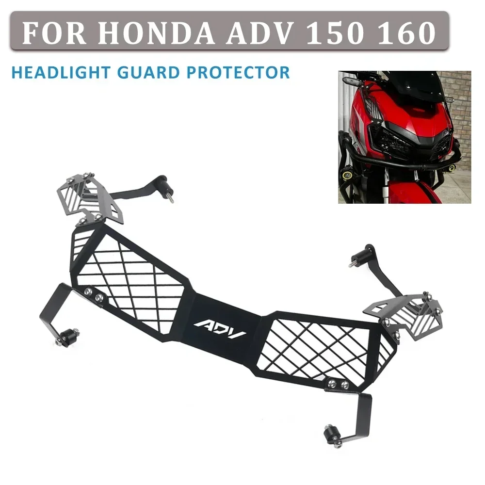 Motorcycle Accossories Headlight Guard Protector HeadLamp Grille Protection Cover For HONDA ADV150 ADV160 ADV 150 160 2023 2024