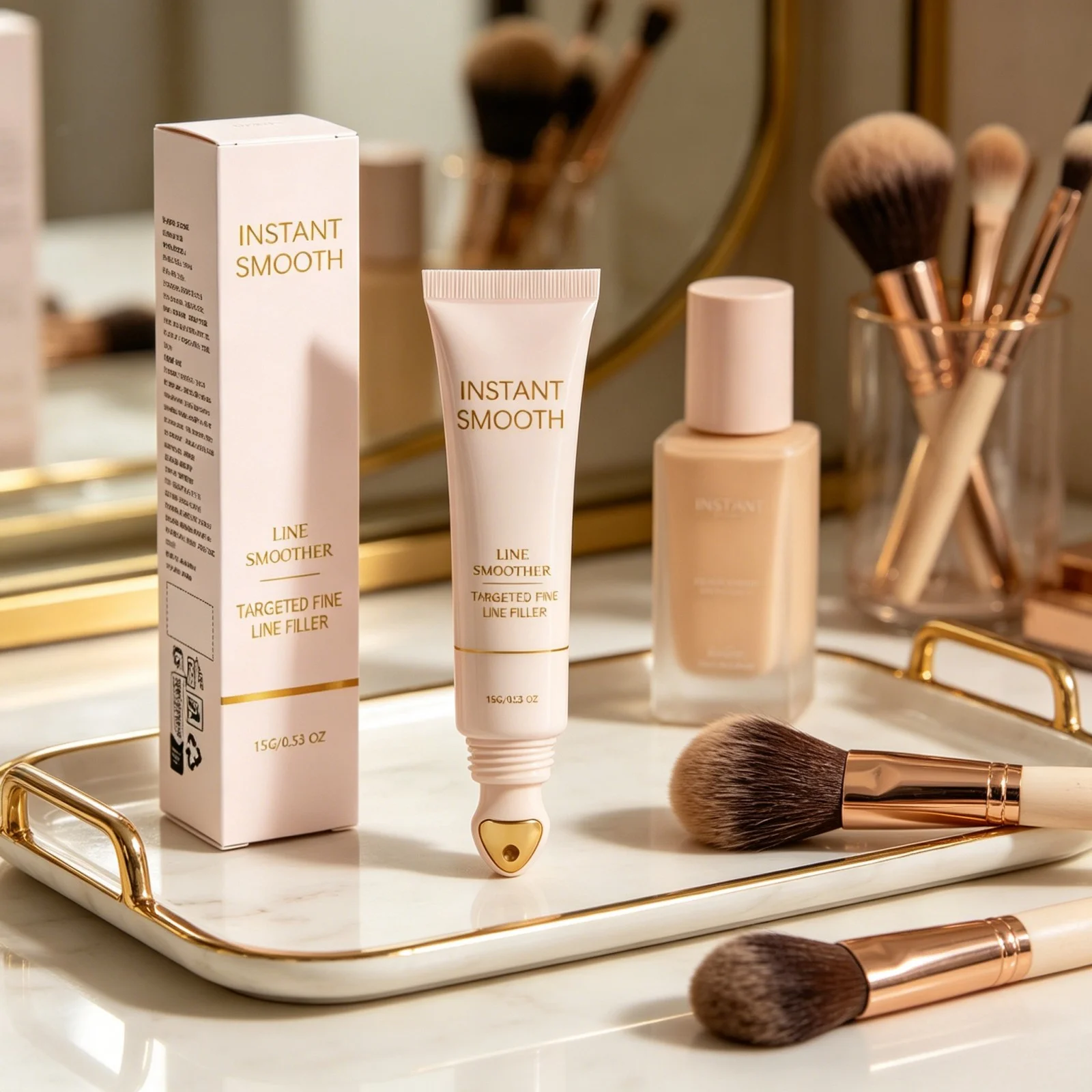 Primer Makeup Base Pore Cover Blurring Finish Soft Smooth Skin Brightening Instant Filler for Fine Lines on Face Makeup Primer
