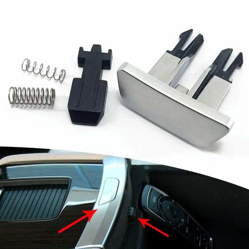 

Rear Armrest Box Switch Clip Seat Center Cup Holder Push Button Lock For Rolls-Royce Ghost 2009 2010 2011 2012 2013 2014