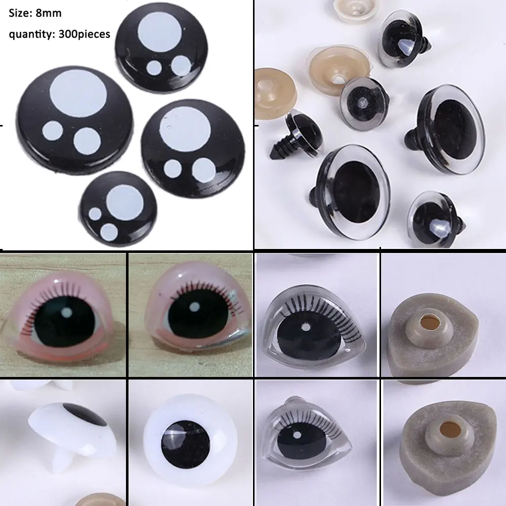 

Мультяшные глазки-ресницы: креативные материалы для рукоделия, идеально подходят для поделок ручной работы, школьных проектов, изысканный 3D-эффект, искусственные глаза для DIY-творчества