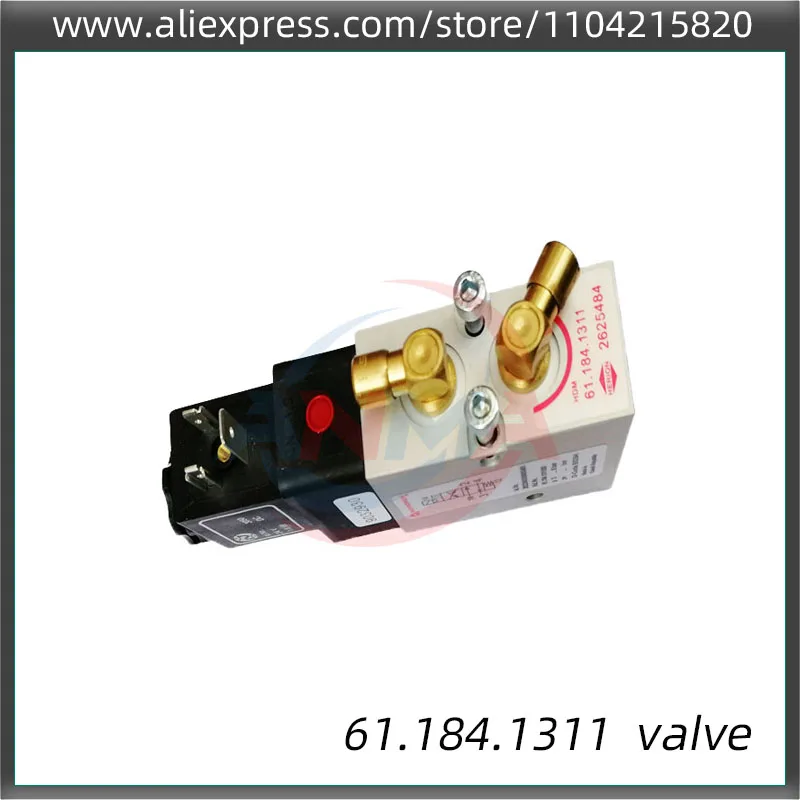 ANMA High Quality Solenoid Valve 61.184.1311 4/2 Way Valve Connector Bore for Heidelberg SM52 SM74 SM102 Printing Machine Parts