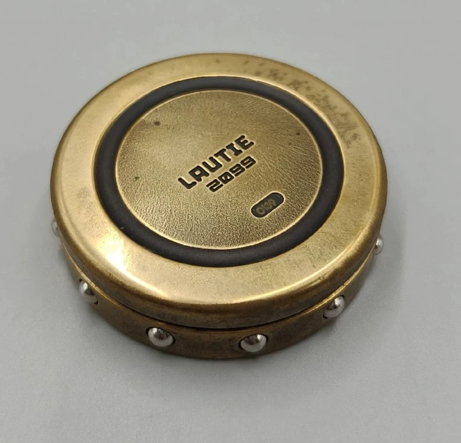 USED EDC LAUTIE brass Dazhuang Code spinner fingertip gyroscope Decompression toy