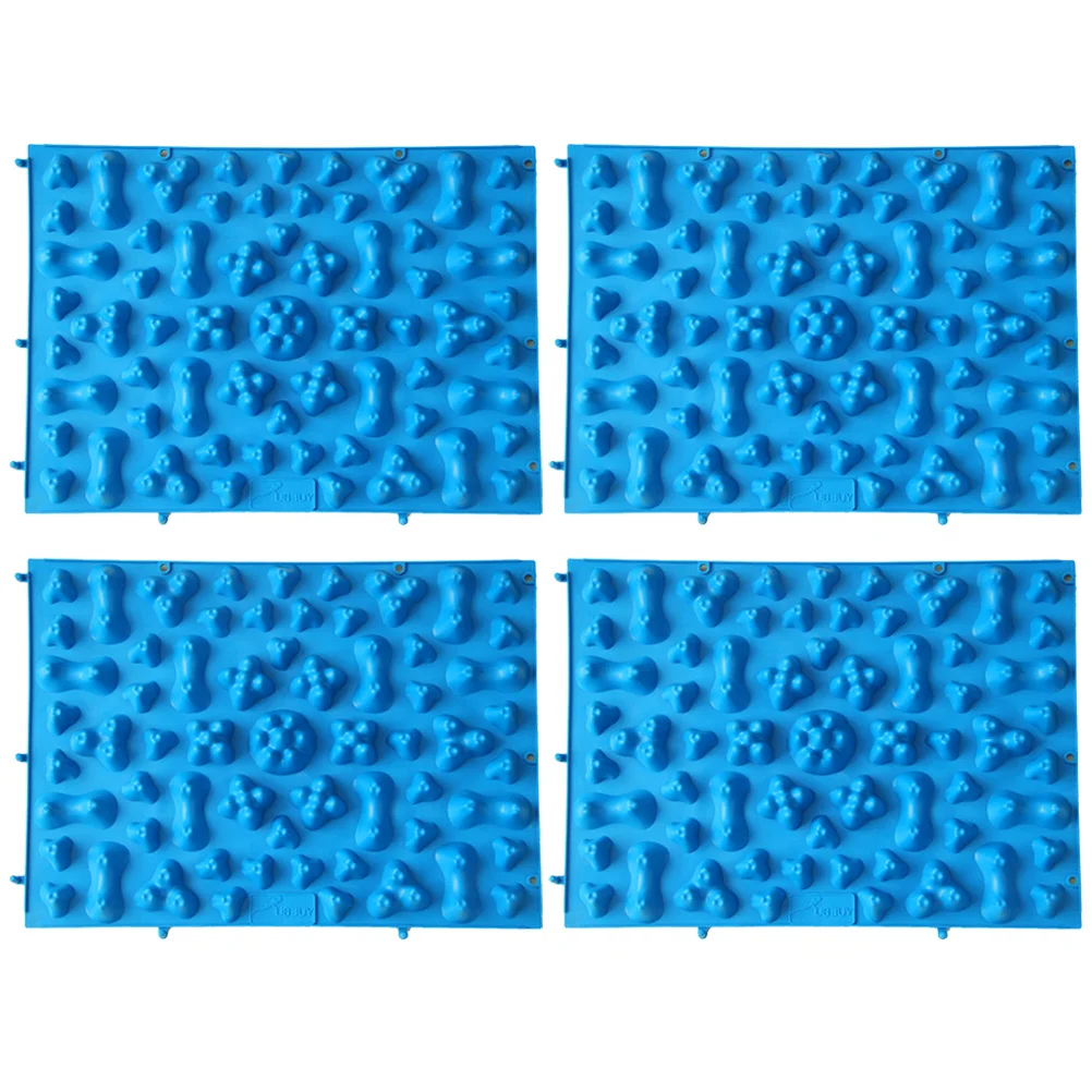 4 قطعة بساط تدليك القدم ريفلكسولوجي العلاج بالابر وسادة الدورة الدموية الإغاثة الإجهاد التعب الاسترخاء المنزل مكتب لوحة حصاة #2