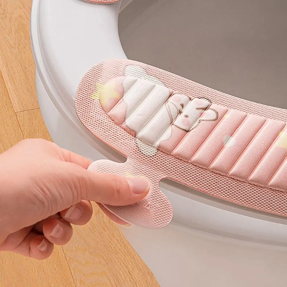 Toilet Training Seat Cover Waterpoof Toilet Seat Cover Cartoon Soft Closestool Mat Washable Cute Toilet Sticky Seat Pad Bathroom