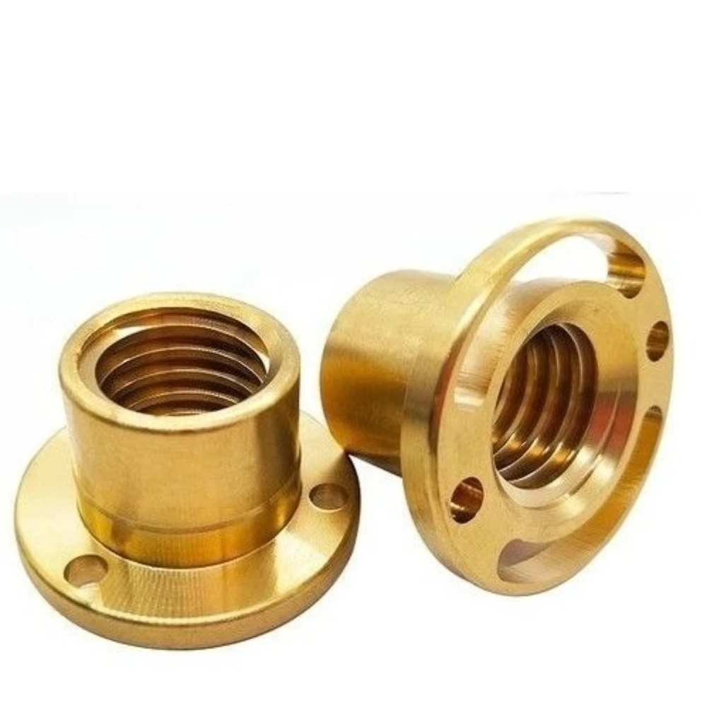 # 3 #4 turret milling machine screw rod copper sleeve X/Y axis table copper nut radial arm milling machine accessories