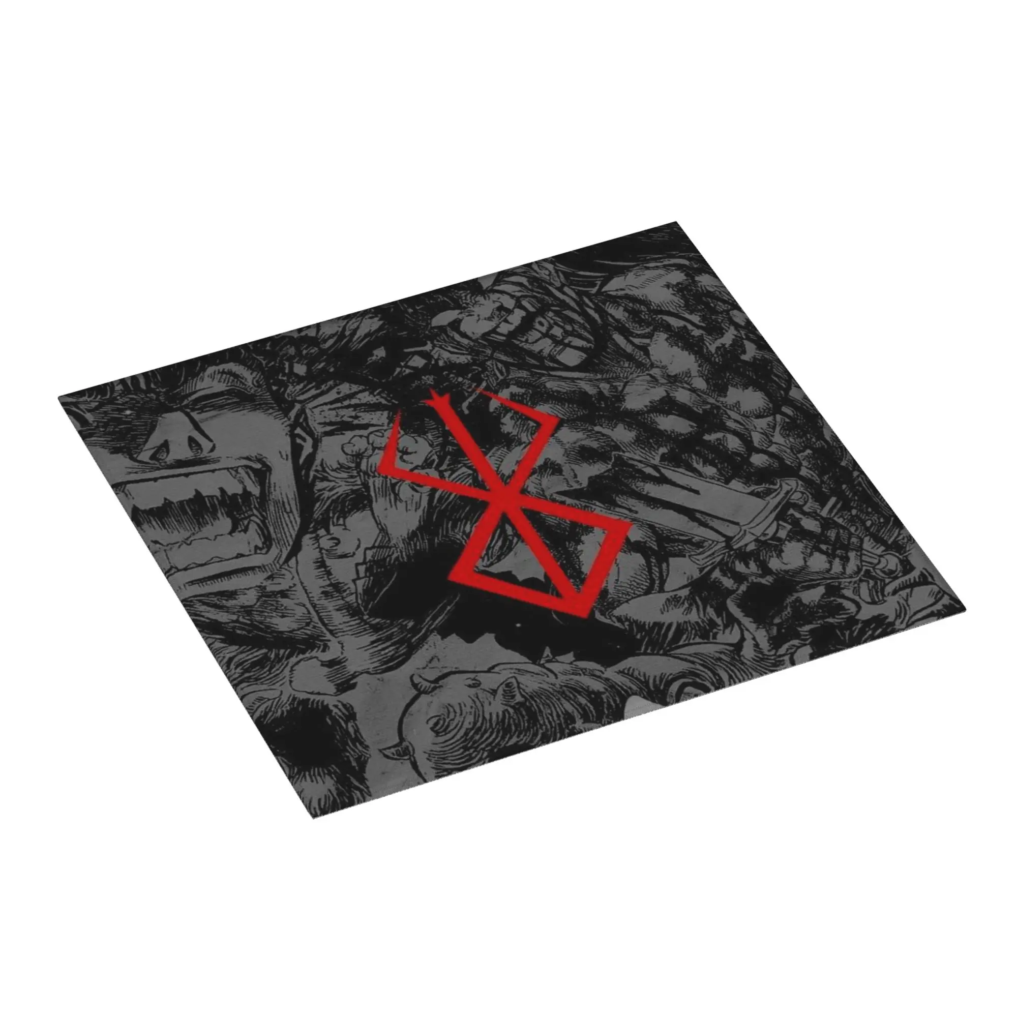 Drying Mat For Kitchen Cartoon Anime Berserk Barware Tableware Oil Proof Reusable  Washable Kitchen Sink Drying Pad