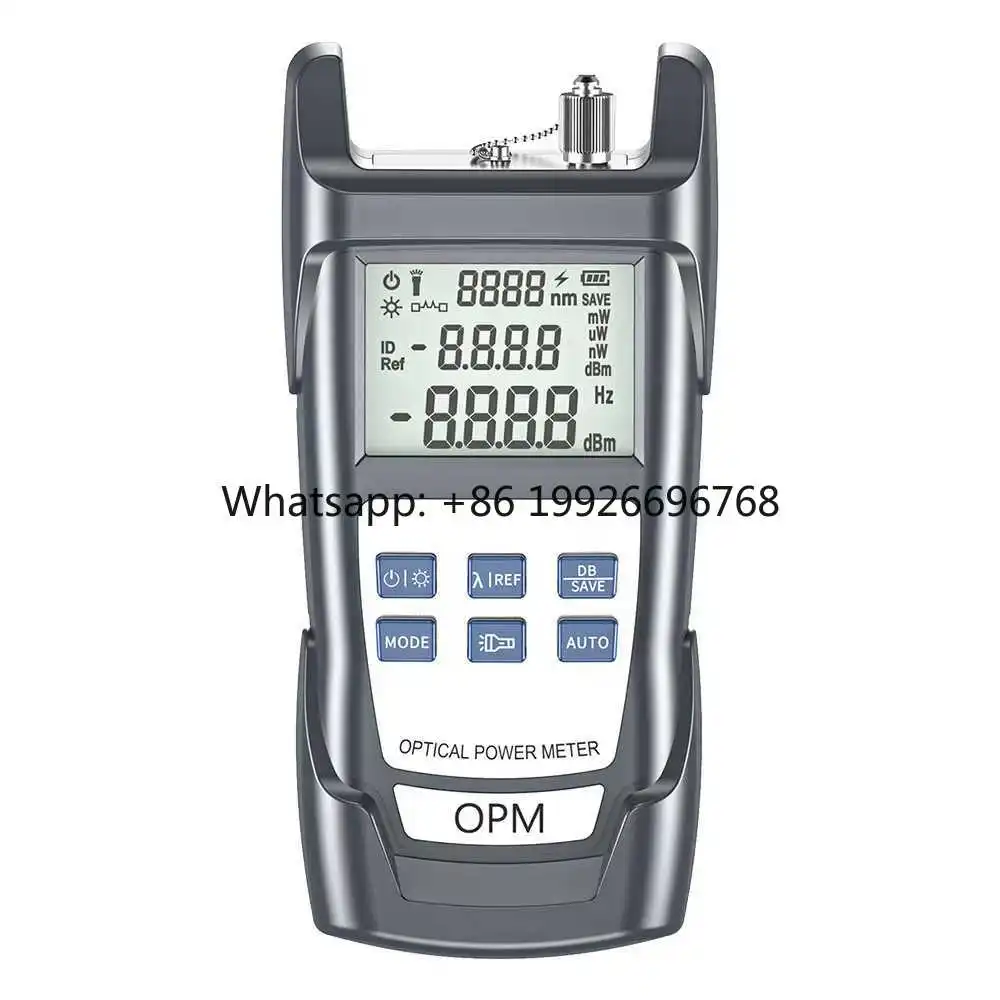 10 Wavelngth  High-precision  Mini Optic Power Meter Handheld Fiber Optic  Visual Fault Locator Optical Power Meter