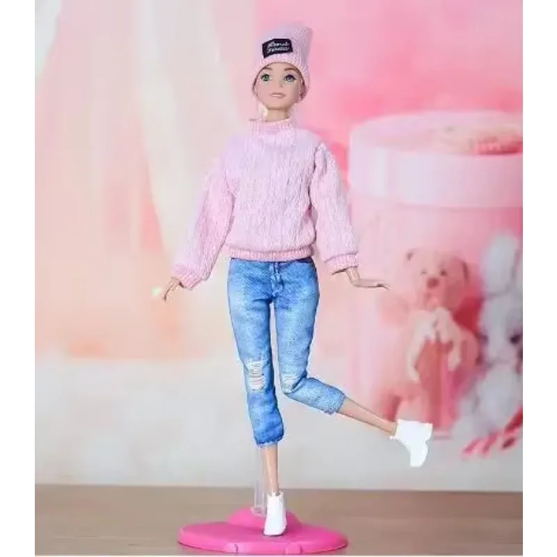 Acessórios de brinquedo presente calças chapéus roupas ternos tops para suas bonecas BB FR escala 1/6 BBIKG05