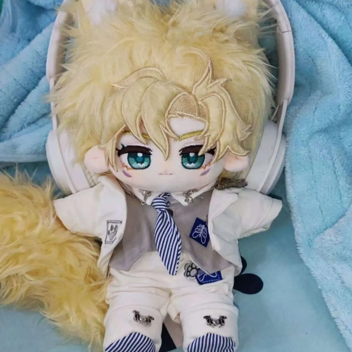 

Мягкие 20 см аниме «Невероятные приключения ДжоДжо» Цезарь Антоonio Zeppeli, платье для косплея, хлопковая кукла, игрушки для тела для детей, подарки