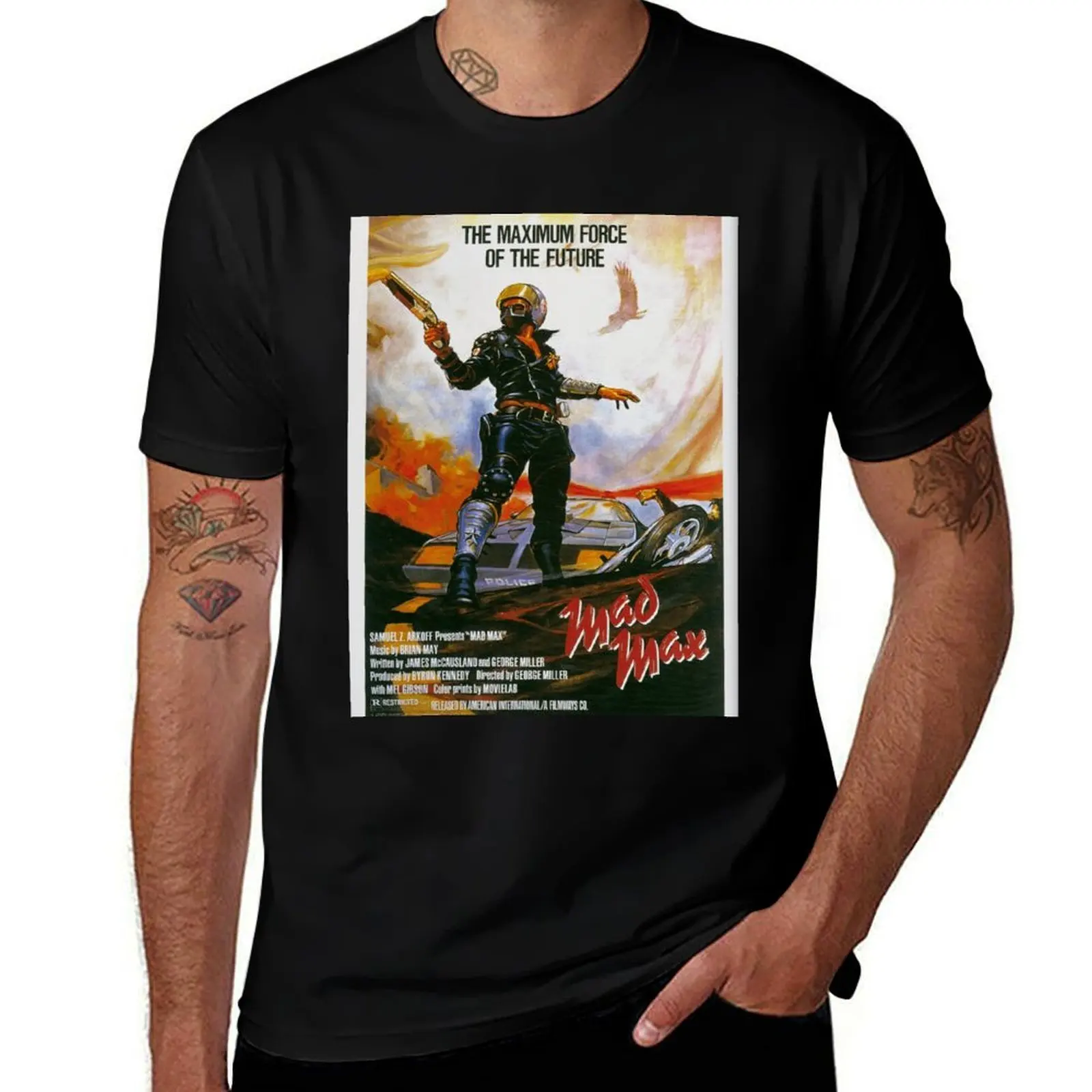Mad Max Original vintage T-Shirt Basic Lightweight Short Sleeve Tee T-Shirt