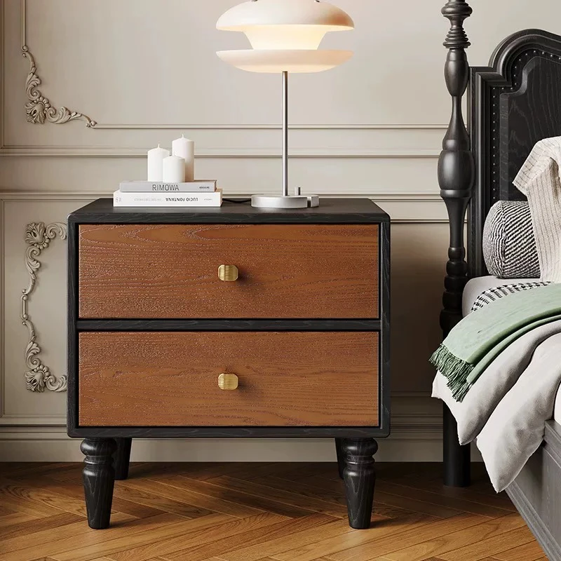 

Luxury Slim Nightstands Bedroom Classic Cheap Vintage Small Bedsides Table Cool Design Mesas De Noche Dormitorio Home Furniture