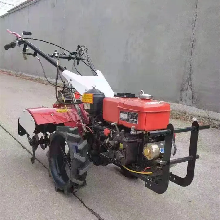 Orchard micro-cultivator Vegetable greenhouse rotary tillage weeding machine hand-supported self-propelled rotary cultivator