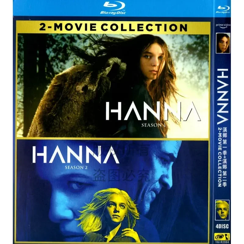 

American action suspense TV series Hannah Seasons 1–3 Blu-ray high definition 1080p 6-disc set