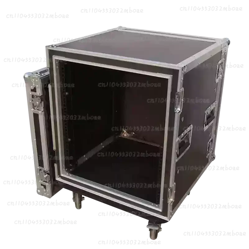 12U/16U Two-Door Air Case Cabinet for Power Amplifier Audio Equipment Rack Mountable Sound System Enclosure