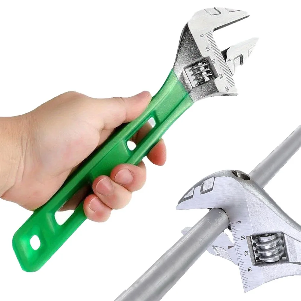 

Universal Spanner Nut Key Large Opening Adjustable Wrench Bathroom Pipe Plumbing Repair Hand Tools 8/10/12 Inch
