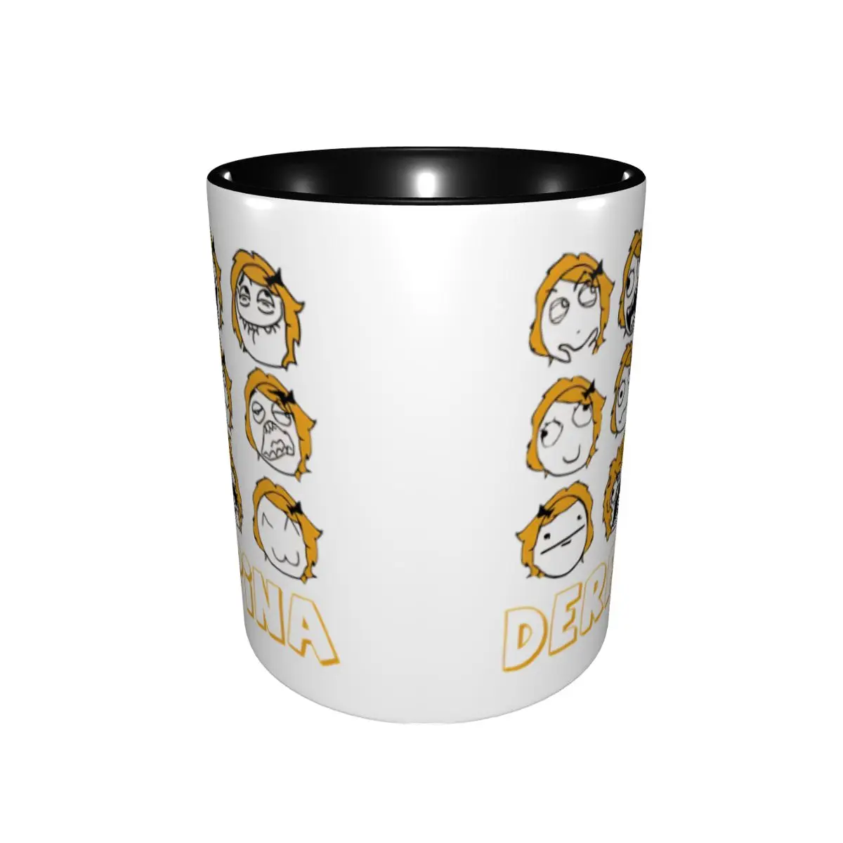 Derpina Rage Guy Derpina Rage Guy Gift Mug for Women Men Funny Coffee Cup Christmas Present for Office