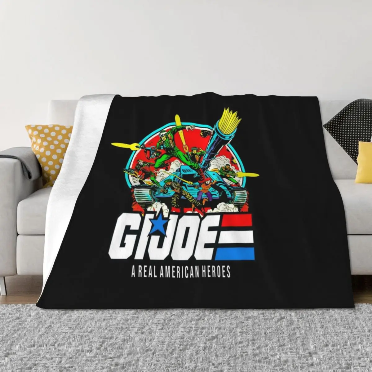 

Real American Heroes G.I. Joe VintageActive T-Shirt Throw Blanket Blankets For Bed Stuffeds Sofa Quilt manga Blankets
