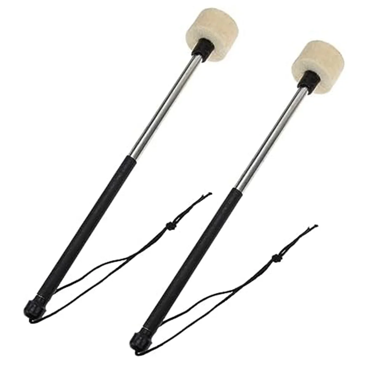 Bass Drum Mallet,Durable Bass Drum Mallet Drumstick with Wool Felt Head,Band Drum Mallet Marching Drum Mallet