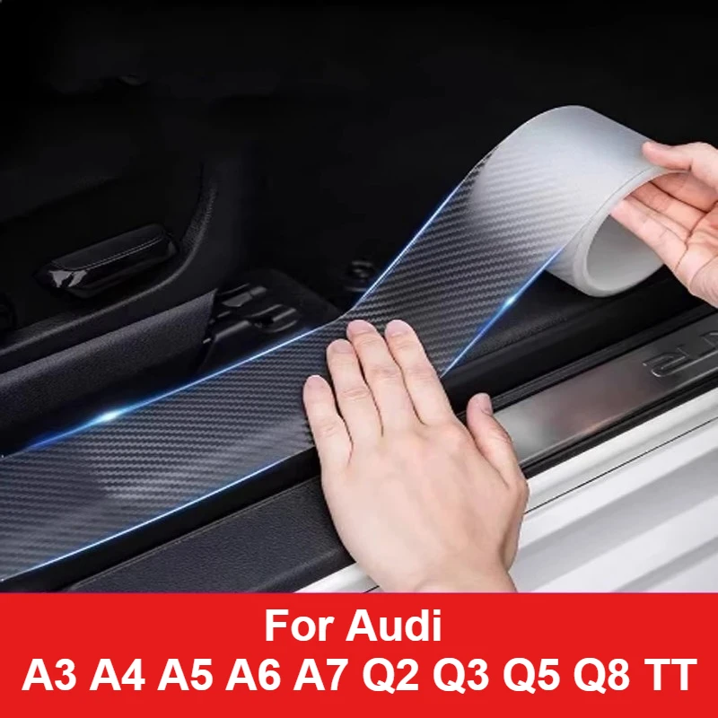 

For Audi A3 A4 A5 A6 A7 Q2 Q3 Q5 Q8 TT Car Waterproof Dirt Resistant High Adhesion Threshold Protective Cut Accessory