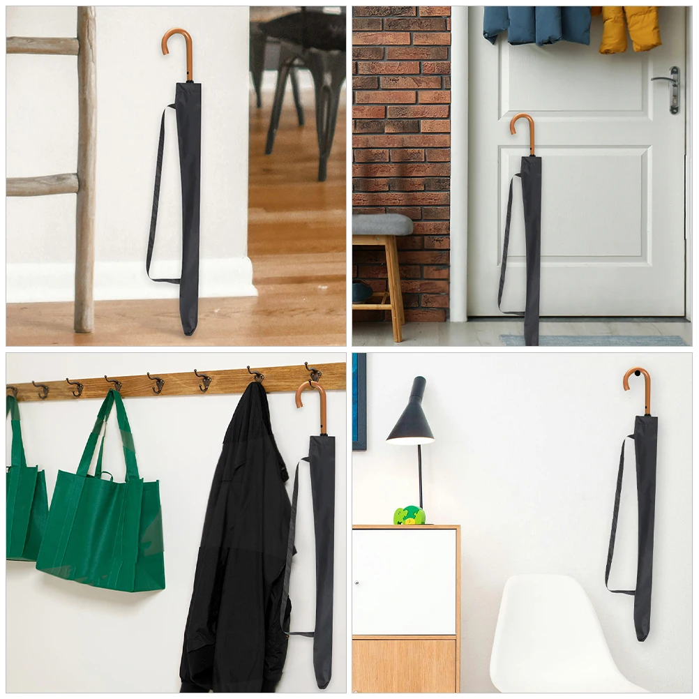 

4pcs Umbrella Cover Storage Bag Rain Protection Case Large Capacity Portable Travel Cloth Shoulder Bags Home Daily Use