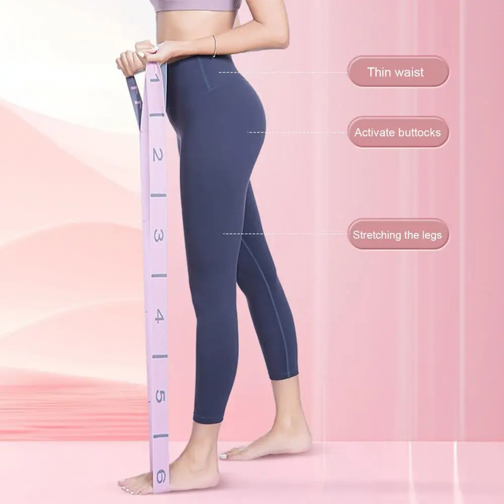 

Elastic Yoga Band Exercise Resistance Band 11 Loop Yoga Stretching Strap for Physical Therapy Pilates Ballet Dance for Home
