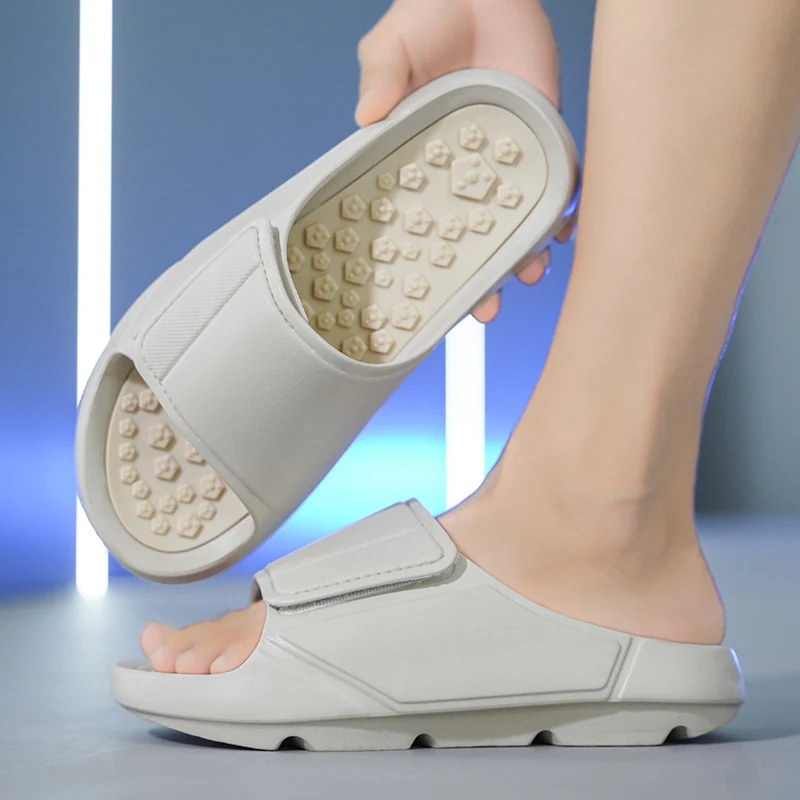 

Массажные тапочки для мужчин и женщин, для дома, с нескользящей подошвой, для улицы, пляжные тапочки для пар