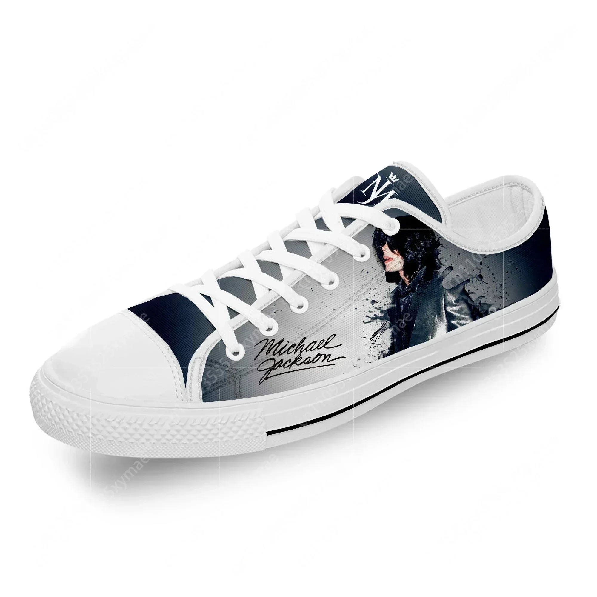 

Кроссовки Michael Jackson Cool Funny из белой ткани с 3D-принтом, низкие, модные, забавные, для мужчин и женщин, легкие, дышащие