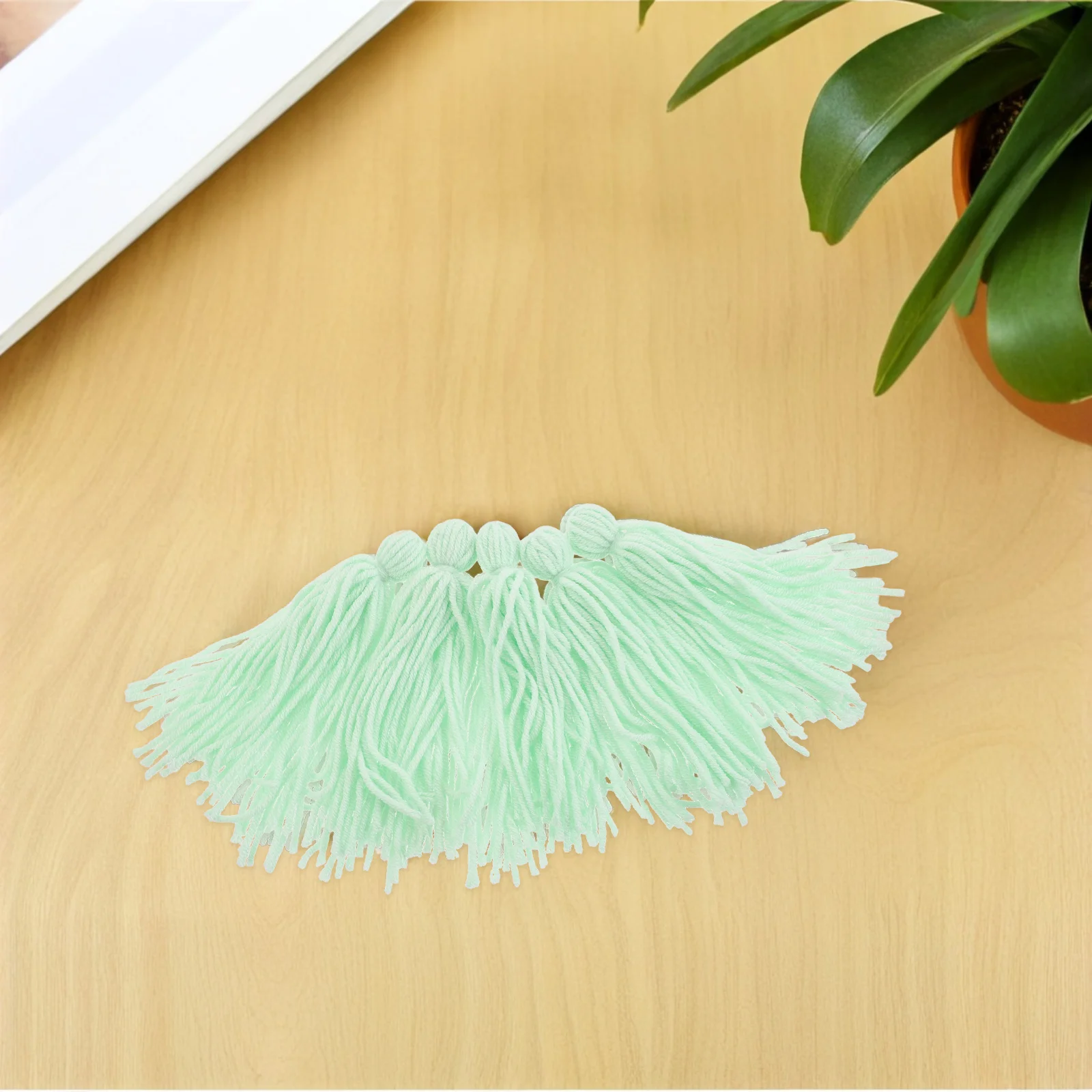 

10pcs Mops Natural Habitat Simulation Spawning Bed Safe Egg Laying Mop Floating Aquatic Breeding Hideout Aquarium Fish Tank