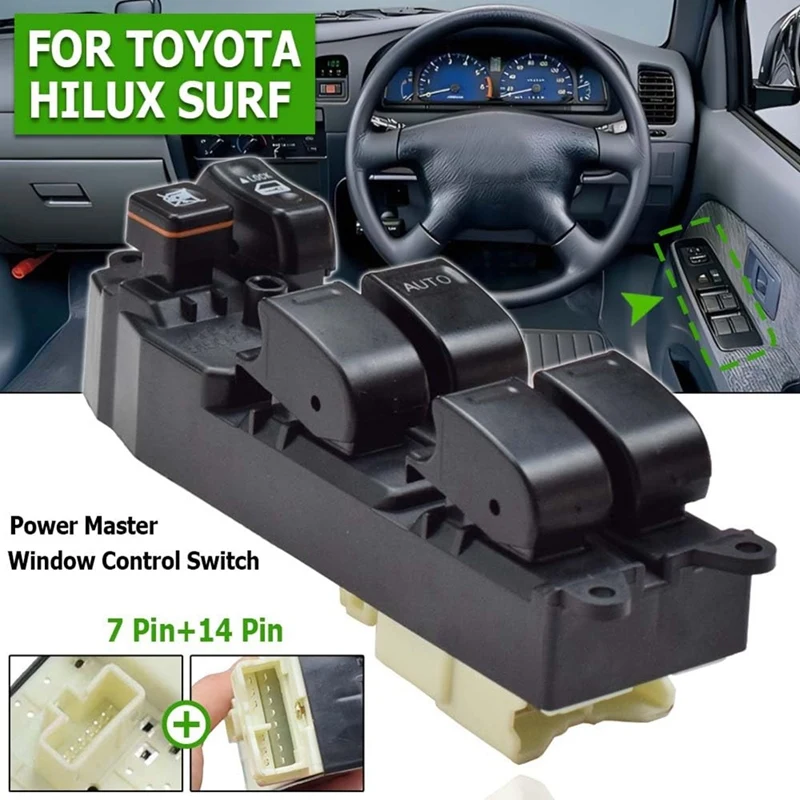 Super Sale Electric Power Master Window Control Switch for Toyota Hilux Surf RHD