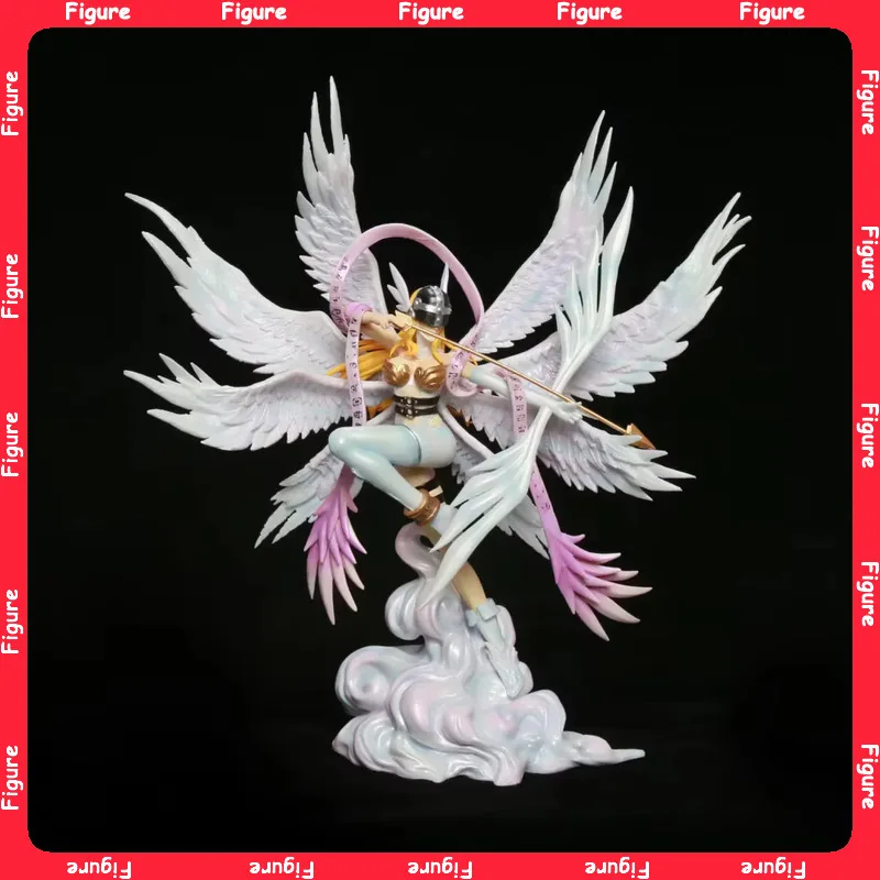 

26cm Anime Digimon Adventure Figure Angewomon Figures Archery Angewomon Figurine Doll Statue Collection PVC Model Kid Toys Gifts