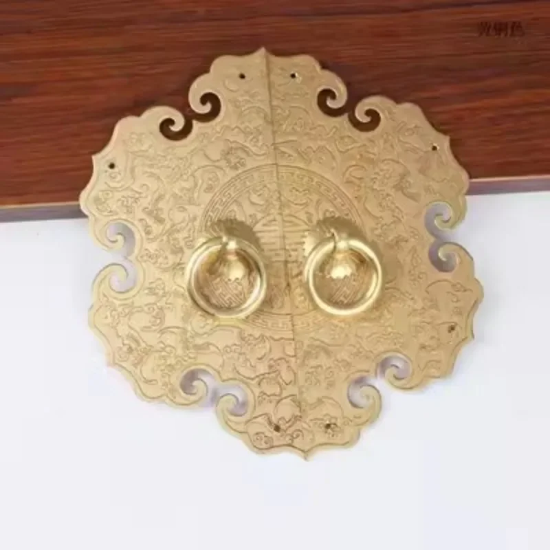 

Утолщенная китайская антикварная латунная ручка для шкафа, мебельные аксессуары, обувной шкаф, дверь шкафа, ретро-ручка, украшение для дома