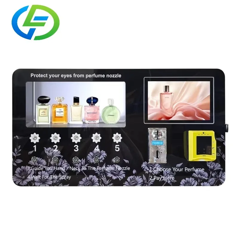 Customized Hot Selling Perfume Spaying Vending Machine Wall Mounted High Quality Smart Vending Machine for Perfume Spraying