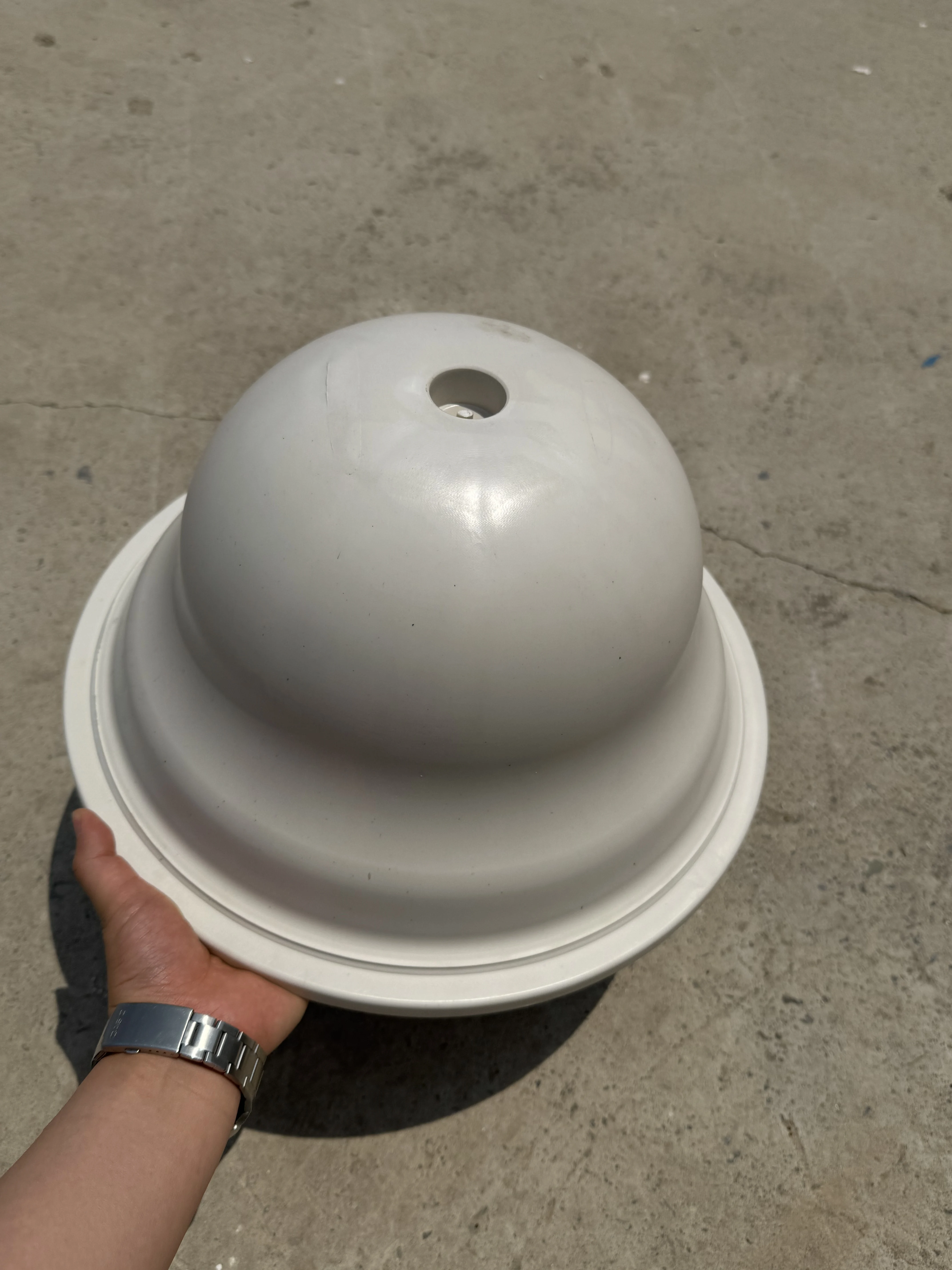 Reazone 42cm Diameter Plastic Prefabricated Concrete Flower Pot Mold Liner Part