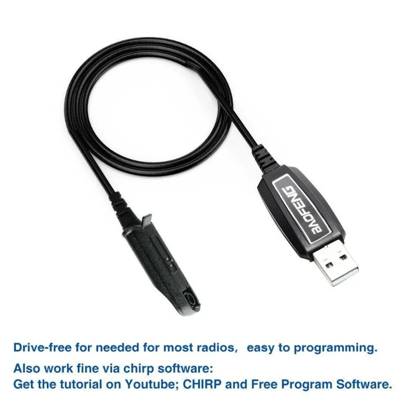 Baofeng Walkie Talkie USB Programming Cable Cord Cd for UV-9R Pro BF-9700 UV-9R Plus BF-A58 UV-5S GT-3WP R760 UV-82WP view 4