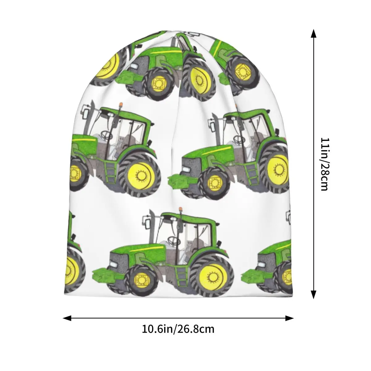 TRACTOR Skullies Beanies Hats Warm Autumn Winter Outdoor Cap Knitted Bonnet Caps for Unisex Adult