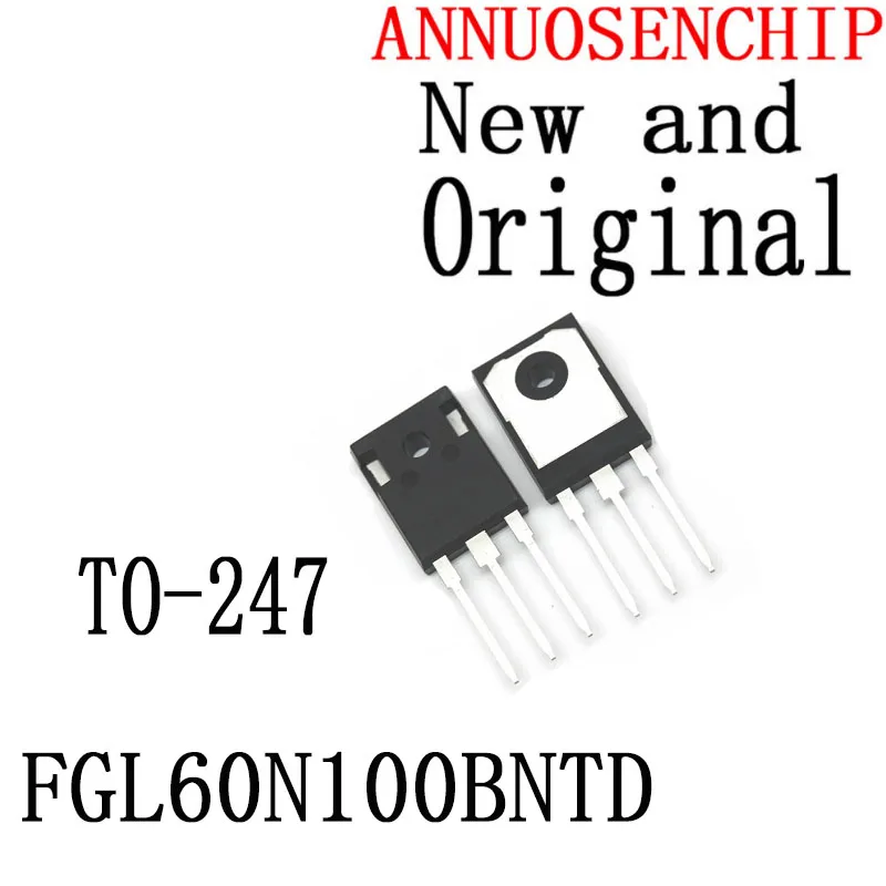Lot de 10 transistors MOS FET TO-3PL TO-247 FGL60N100 TO-3P, nouveaux et originaux