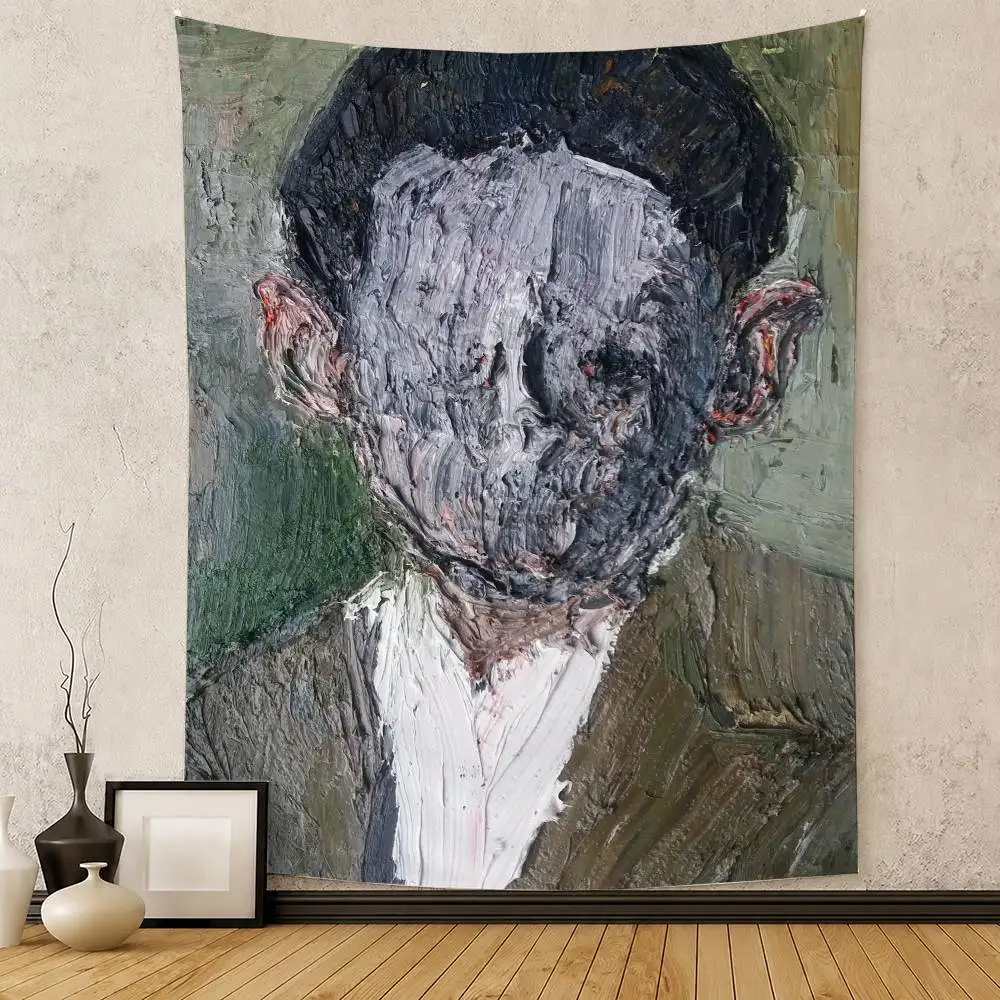 Abstract Surreal F-Franz Kafka Flag Digital Printing Banner for Garage Wall Out Door Decoration