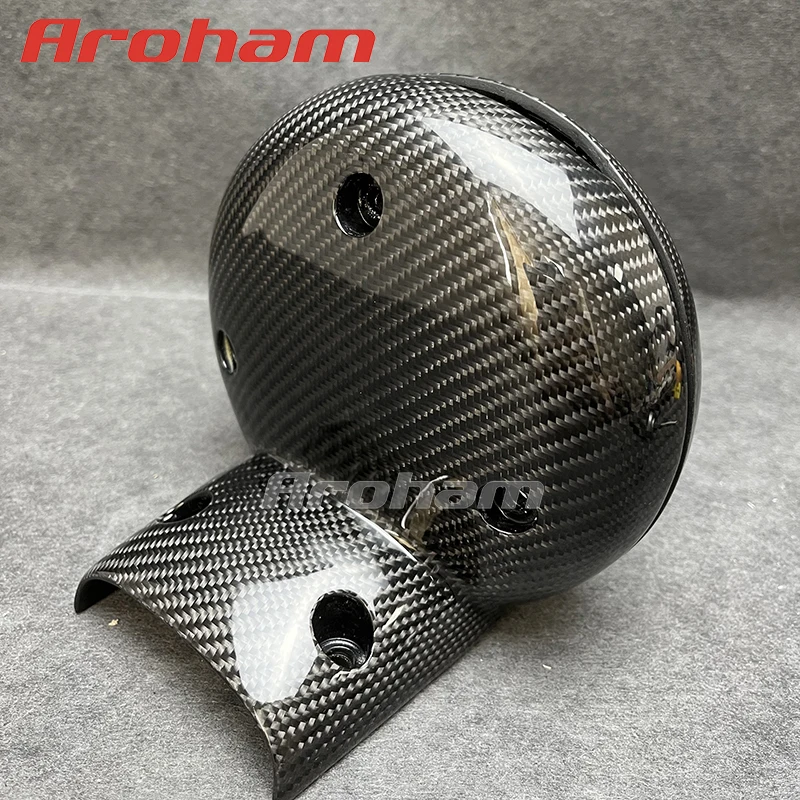 Aroham Carbon Fiber Tachometer Gauge Revolution Counter 62109325815 For BMW Mini Cooper R56 R57 R59 2007-2010