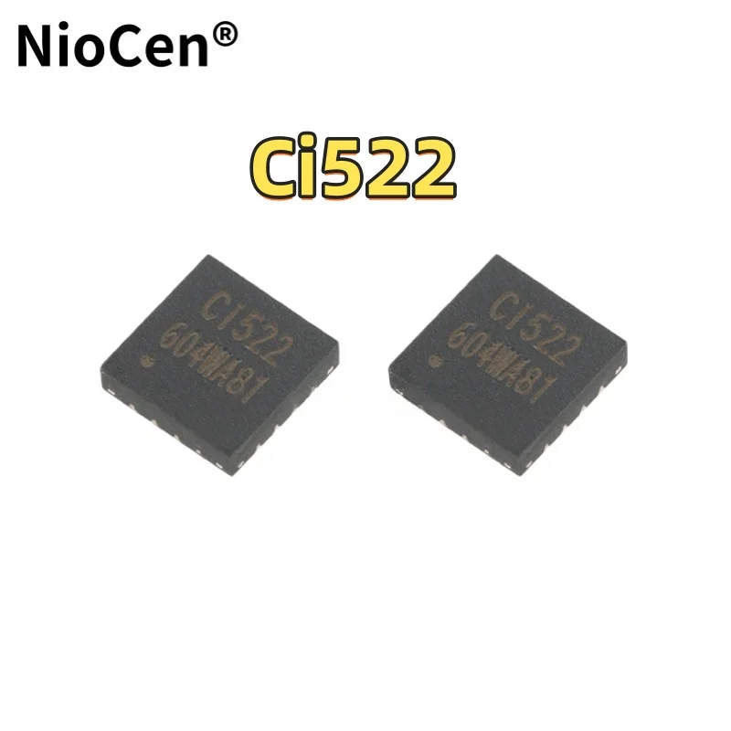 

（5pcs）Ci522 non-contact reader chip replaces RC522/CV520 smart door lock IC card swiping QFN16