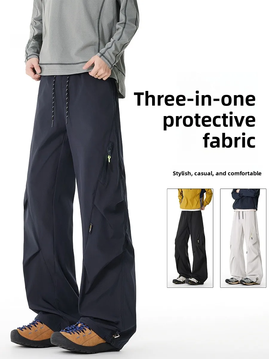 

Мужские уличные брюки Softshell: водонепроницаемые, ветрозащитные, для походов, спорта, повседневной носки, парашютного спорта, рабочая одежда, весна