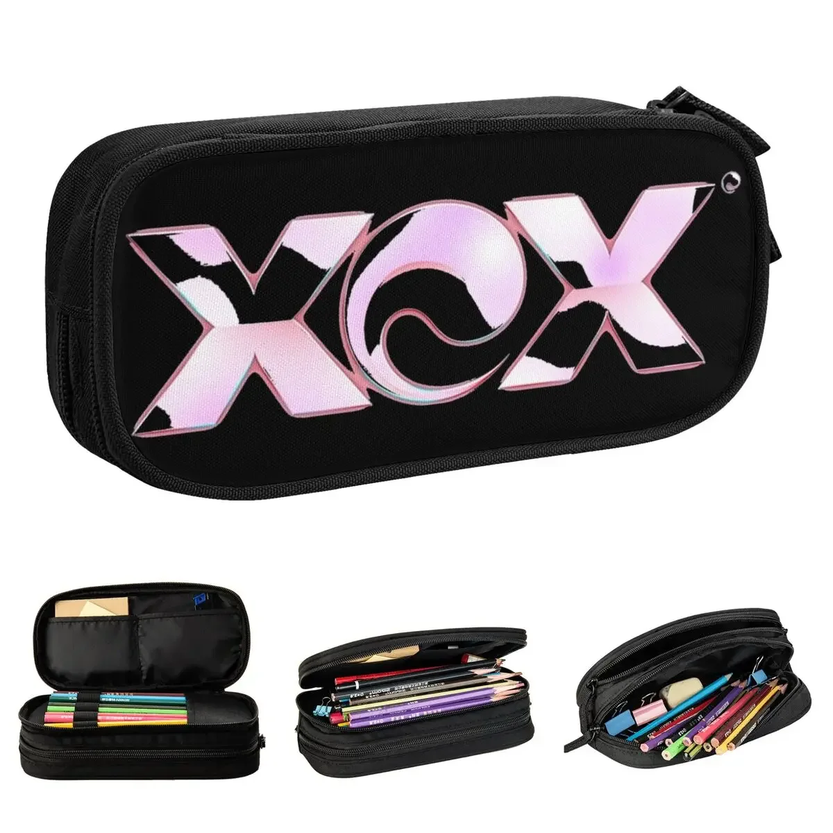 

Charli Xcx Brat Album Tour Pencil Cases Fun Pop Music Pen Holder Bag Kids Large Storage Office Gifts Pencilcases