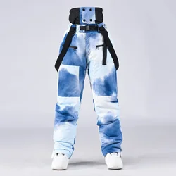 Outdoor Sport Hiking Woman Snowboard Trousers Winter Waterproof Warm Men Ski Pants Mountian Insulated Female Snow Clothes