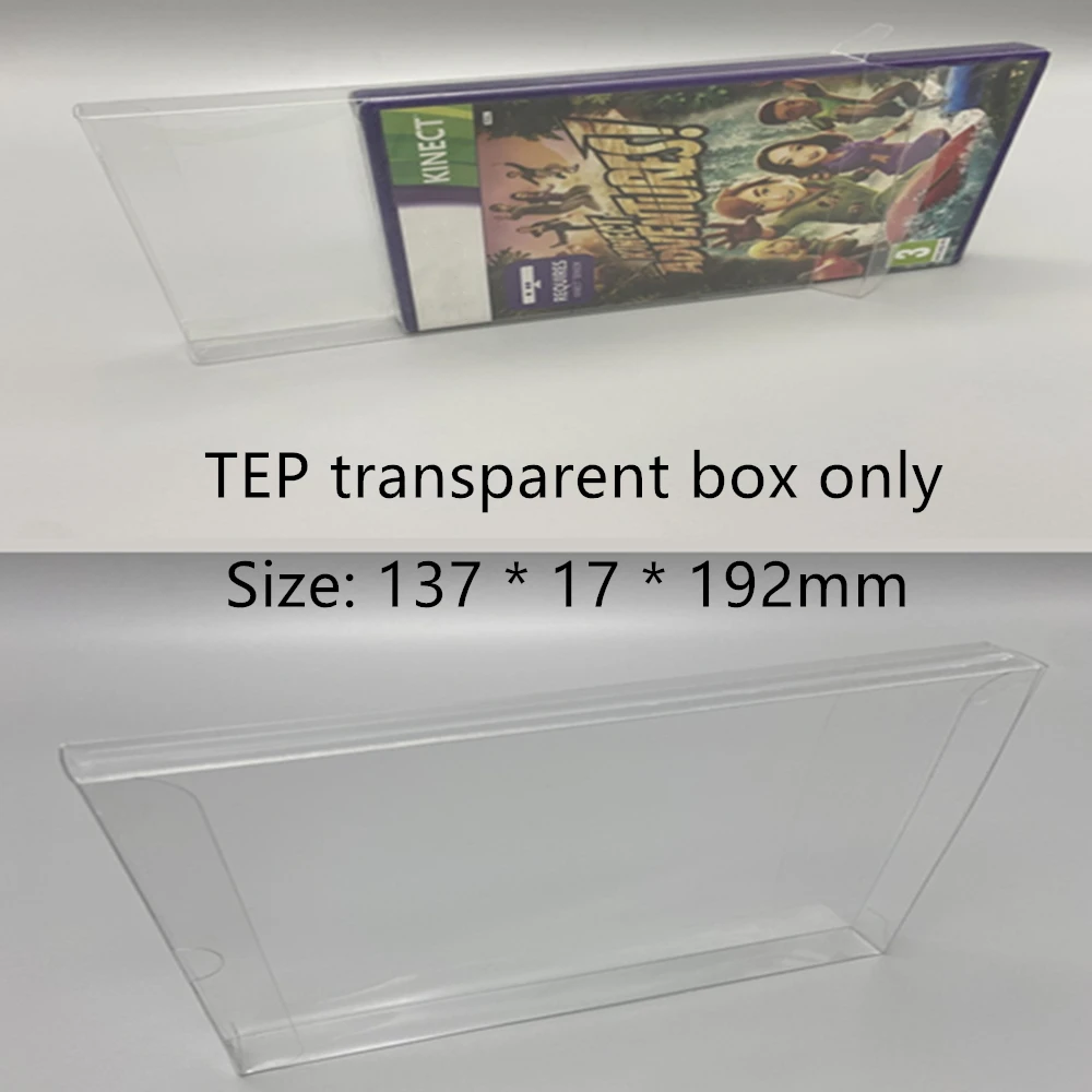Collection Display Box For XBOX360/Microsoft Xbox 360 Game Storage Transparent Boxes TEP Shell Clear Collect Case