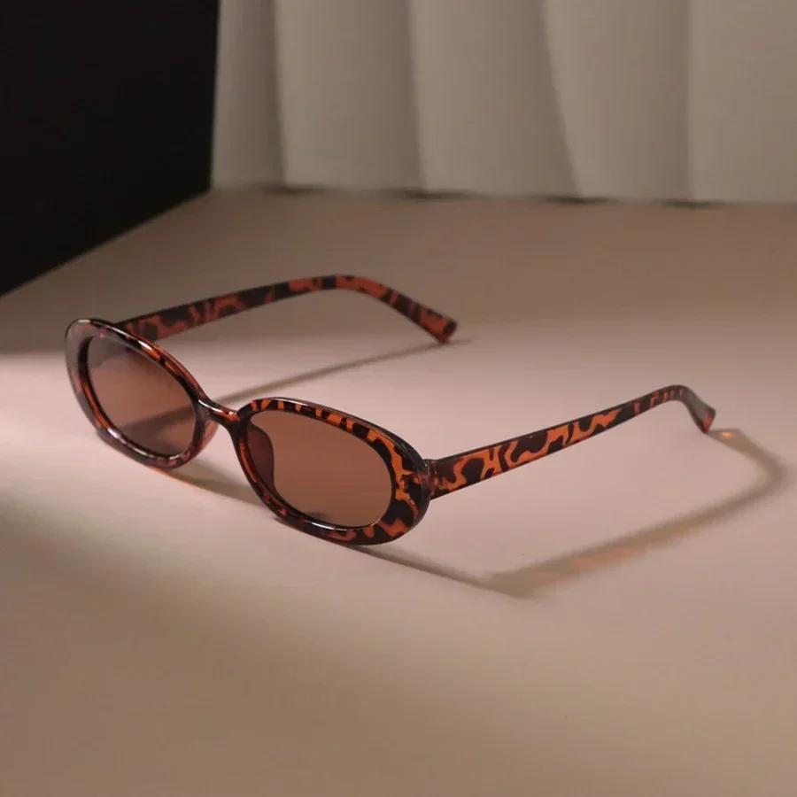 

Vintage Oval Sunglasses Women Men Fashion Retro Sun Glasses Female Male Frame Shades Mirror Travel Punk Gradient Oculos De Sol